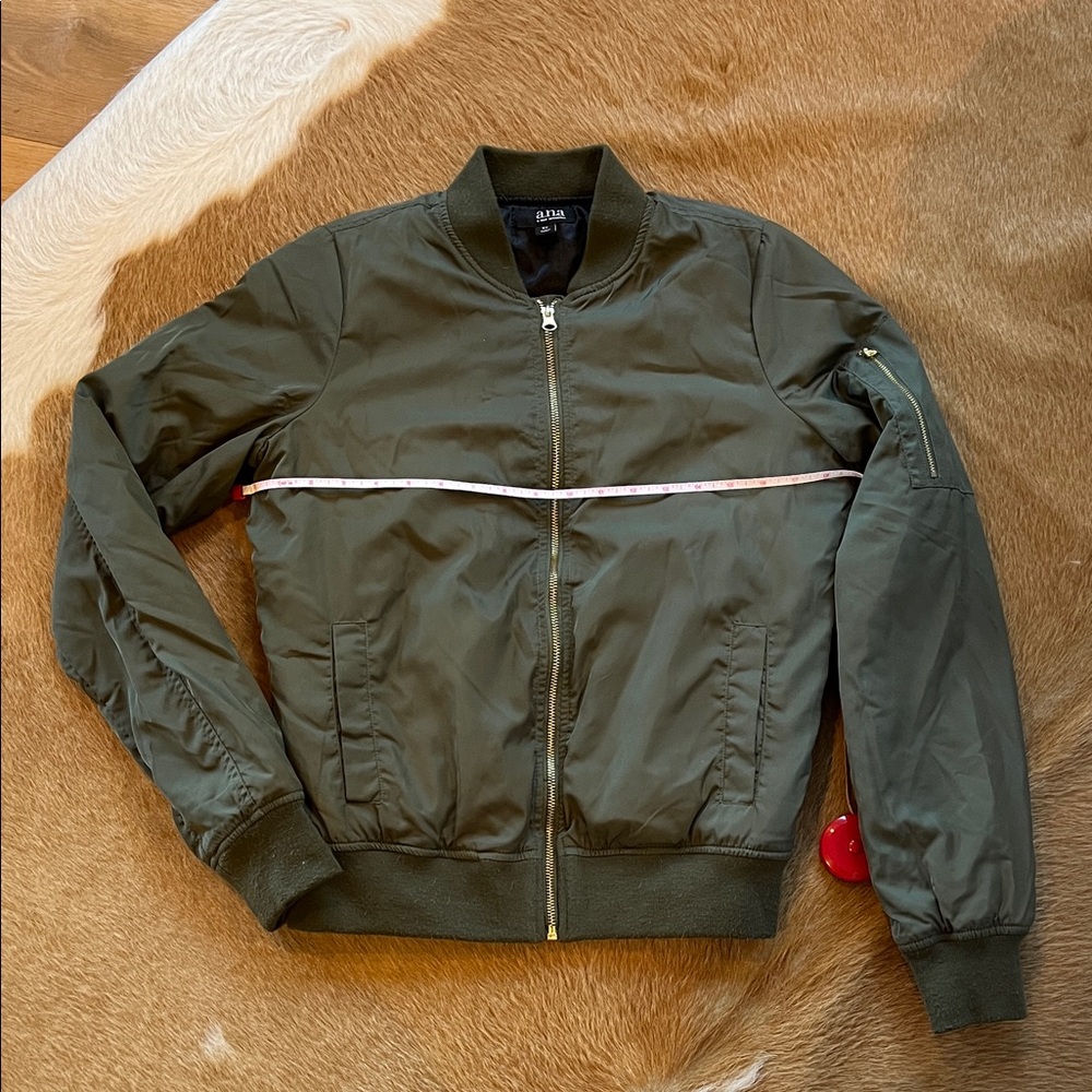 a.n.a Women's Olive Bomber Jacket